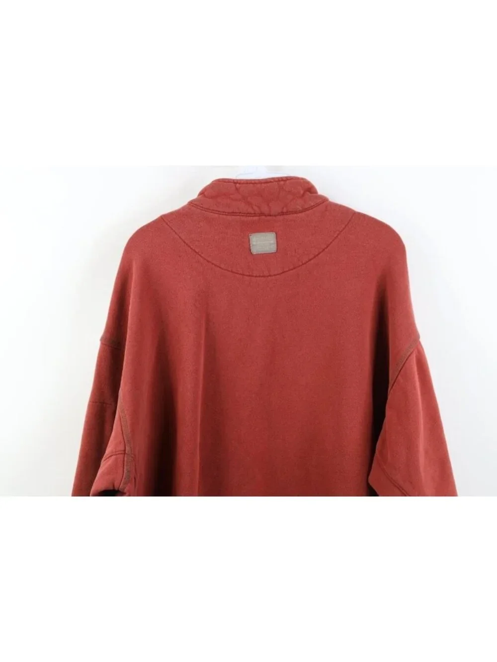Vintage 90s Y2K Columbia Mens XL Spell Out Heavyweight 1/4 Zip Sweatshirt Red
